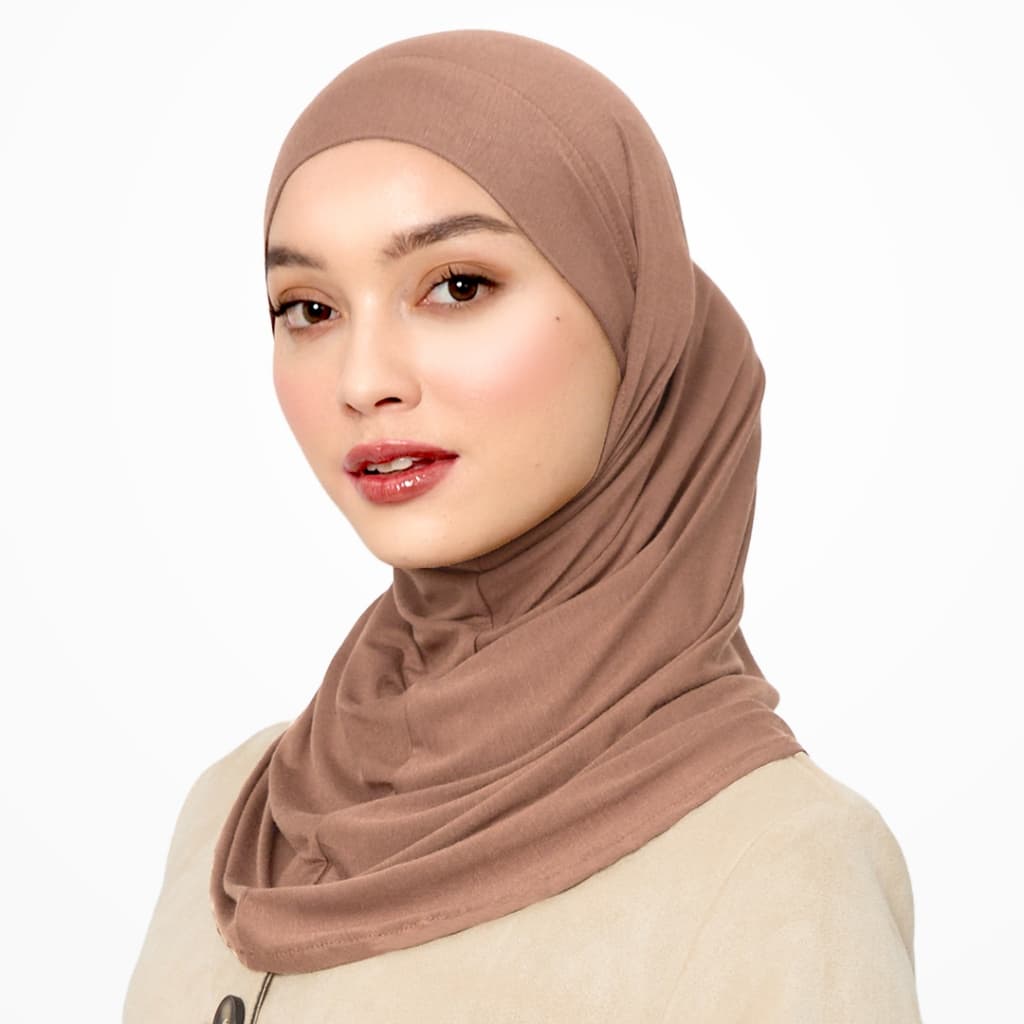 VELOSE - Tie Mini Slip On Hijab - Ginger (bamboo) 