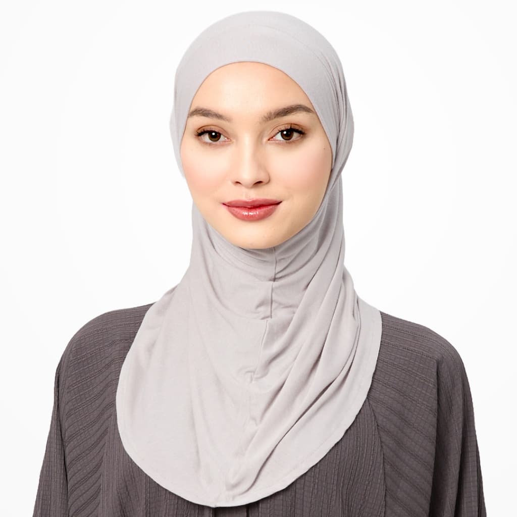 VELOSE - Tie Mini Slip On Hijab - Mink (bamboo) 