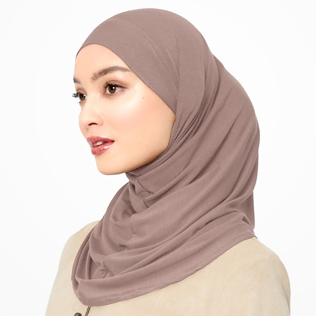 VELOSE - Tie Mini Slip On Hijab - Desert (bamboo) 
