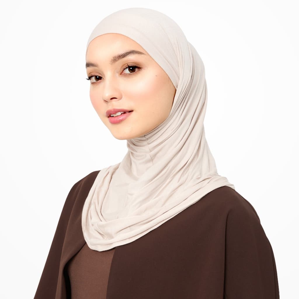 VELOSE - Tie Mini Slip On Hijab - Charm (bamboo) 