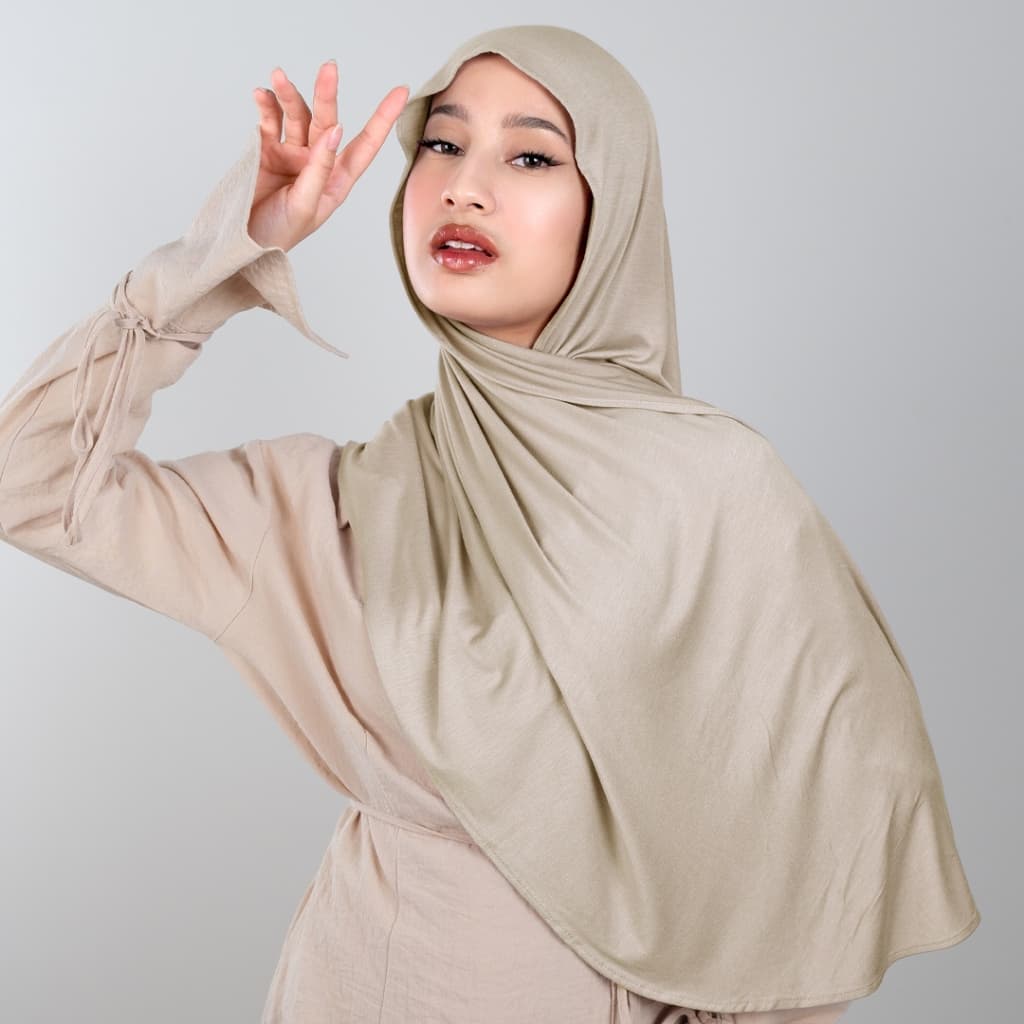 VELOSE - Bamboo Luxe Pashmina - Pepper Oval 