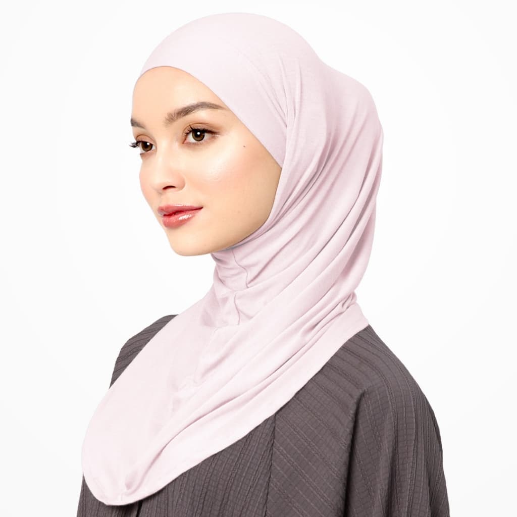 VELOSE - Tie Mini Slip On Hijab - Ballet (bamboo) 